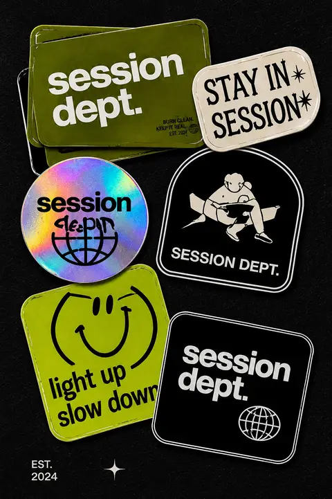 Session Dept stickers collection